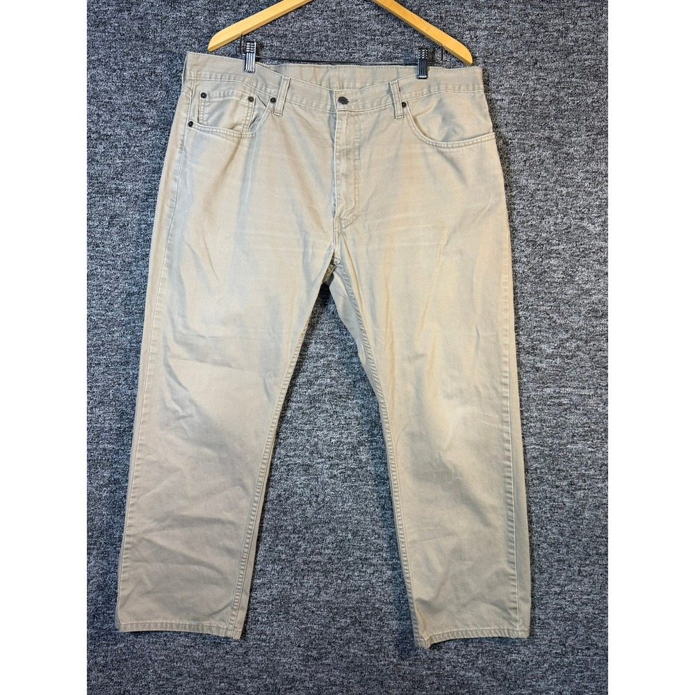 Levis‎ 559 Mens Relaxed Straight Jeans Tan Khaki Denim Pants W40 L30 559-0554
